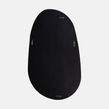 150cm Monroe Black Steel Wall Mirror